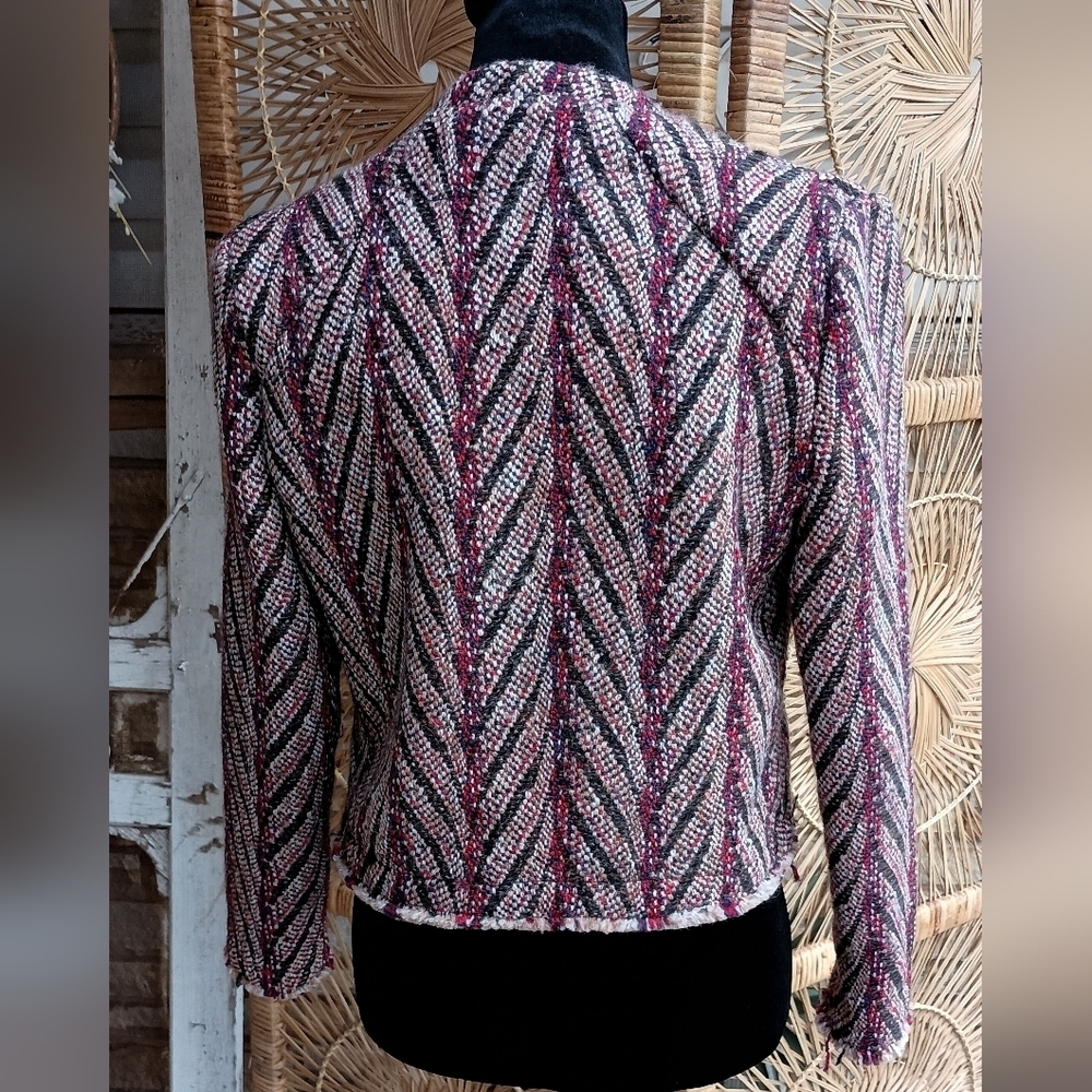 NWT Driftwood Stylish Women's Multicolor Tweed Jacket_XS - Picture 6 of 8